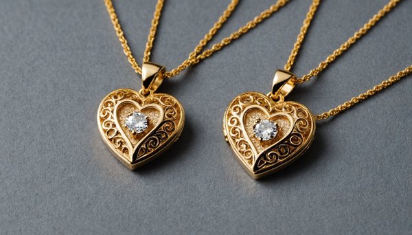 Découvrez la collection de pendentif en forme de coeur unique